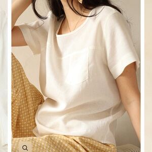 Power of My People Cream Linen Shirt